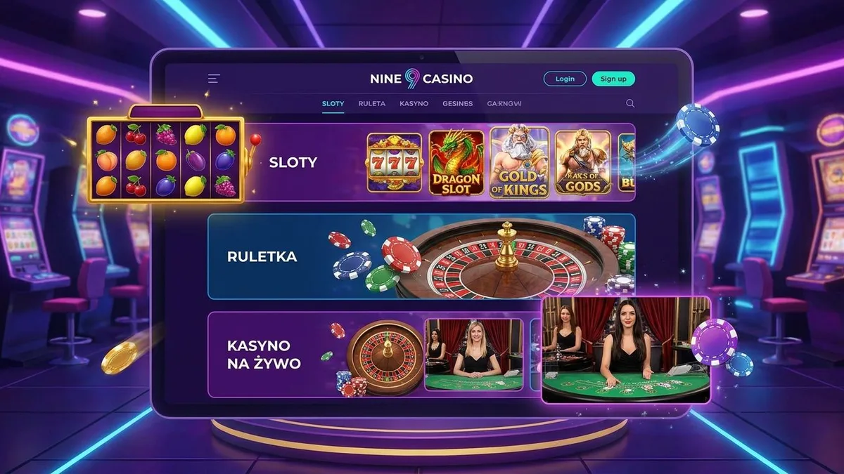 Gry kasynowe w Nine Casino